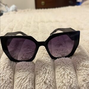 Prada Black and Purple Sunglasses